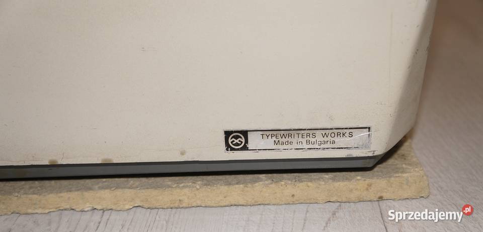 Elektryczna maszyna do pisania kolekcjonera Radom