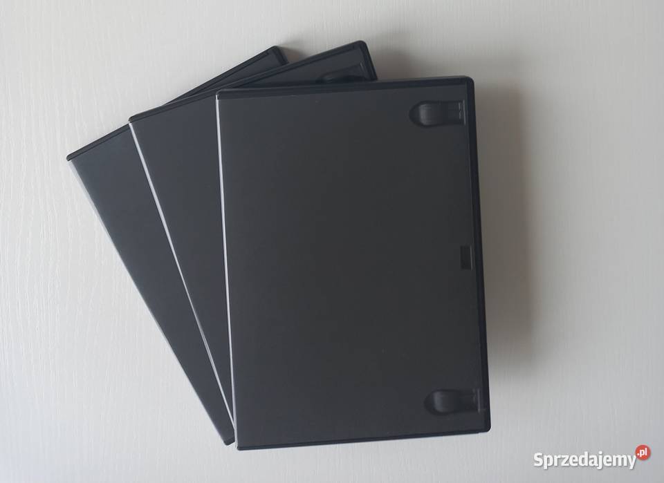 Pudełka DVD czarne 25 sztuk