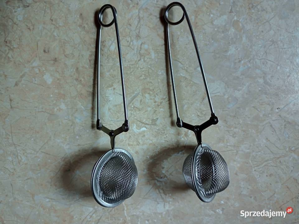 Zaparzacz do herbaty ziół sitkowy z uchwytem