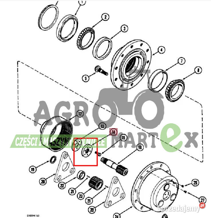 86002343 DANA070HR134 81874763 1981278C1 Wichrów