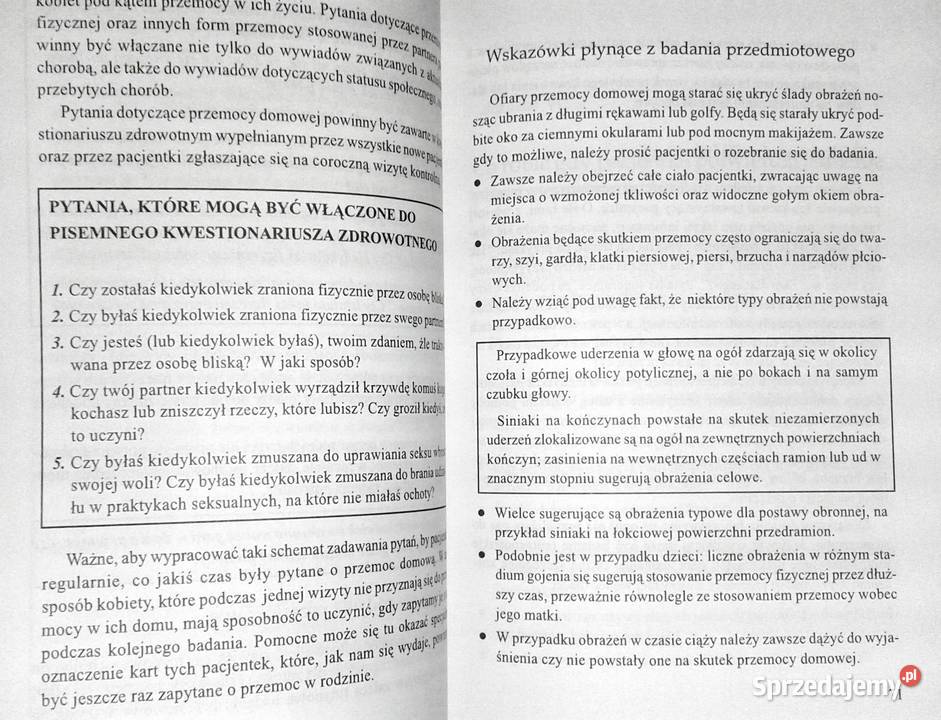 O przemocy domowej Poradnik lekarza Patricia lubelskie Chełm