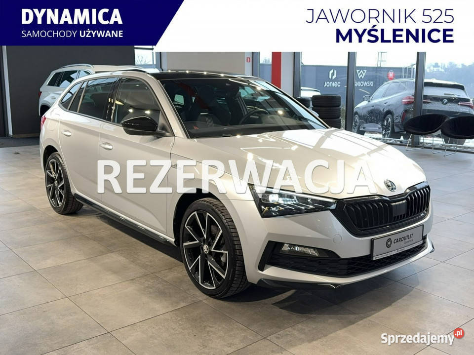 koda Scala VAT 23 Monte Carlo 15TSI 150 DSG 2023 elektrochrom. lusterko wst. Myślenice