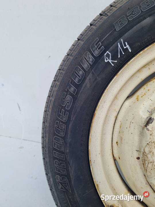 KOŁO ZAPASOWE Zapas felga 14580 R14 4x105