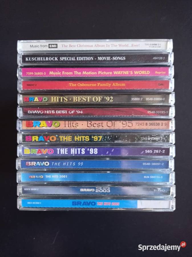 Płyty CD Rock Metal Pop Dance Zestaw Różni