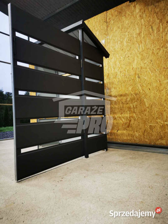 Wiata śmietnikowa spad tył 09x05m Antracyt Elbląg