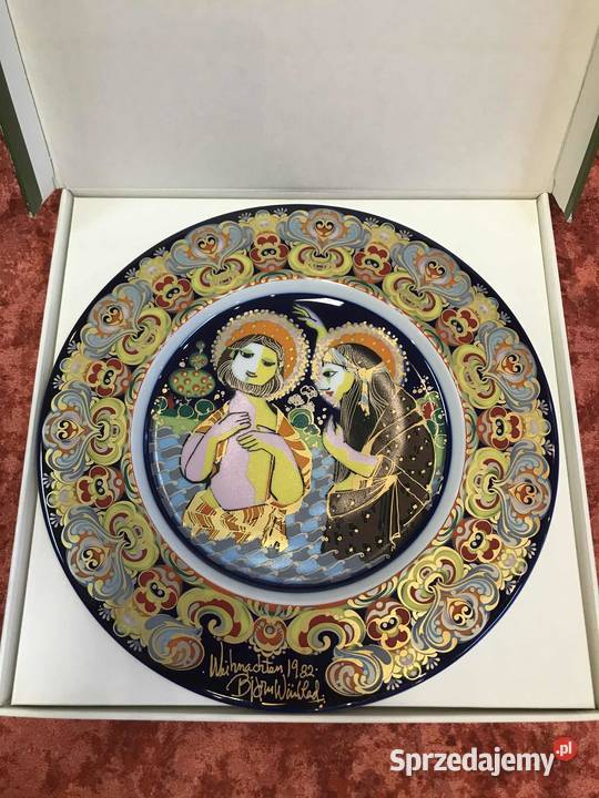 Talerz dekoracyjny Rosenthal Bjrn Wiinblad 1982r