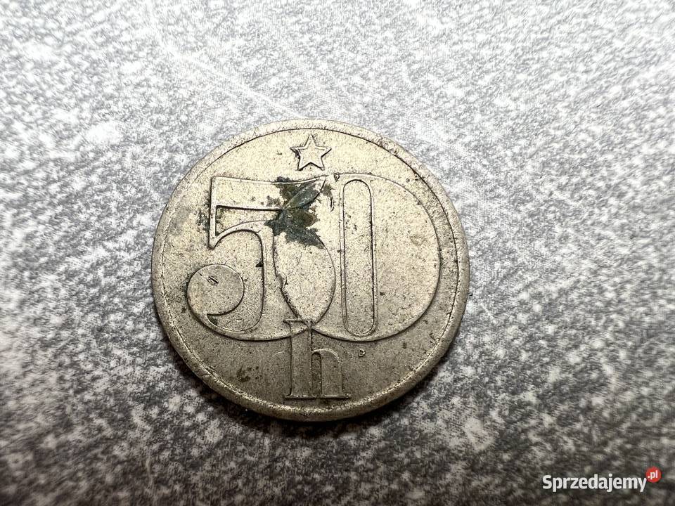 Moneta 50 halerzy 1982 - Czechosłowacja