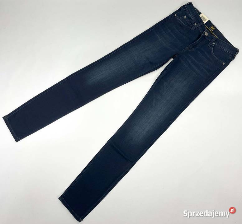 Spodnie damskie Lee Scarlett Skinny Navy W27 L35 Rozmiar 36(S) warmińsko-mazurskie Pisz sprzedam