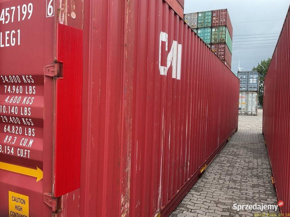 Kontener morski kontener magazynowy 45hcpw Warszawa
