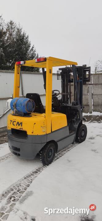 Wózek widłowy TCM Triplex z wolnym skokiem Motoryzacja wielkopolskie Koźmin Wielkopolski