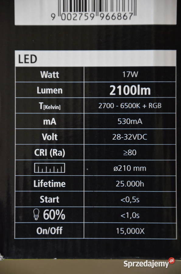 Plafon Eglo CAPASSO bluetooth RGB lampa lubelskie Zamość