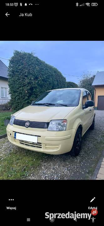 Fiat Panda końcówka roku 2011 r 75KM Łańcut sprzedam