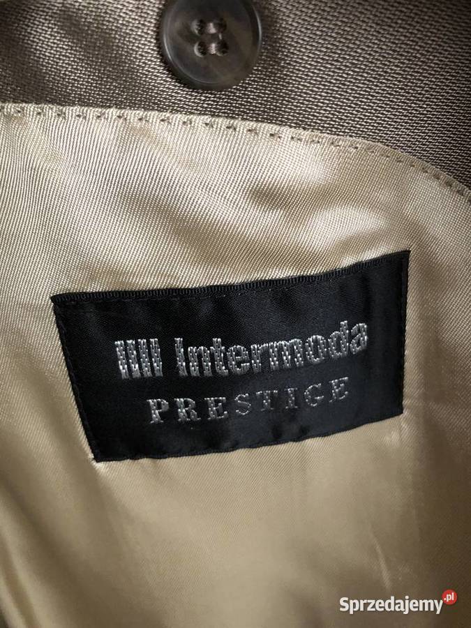 męski śliczny garniturkolor szampana Męska Wschowa