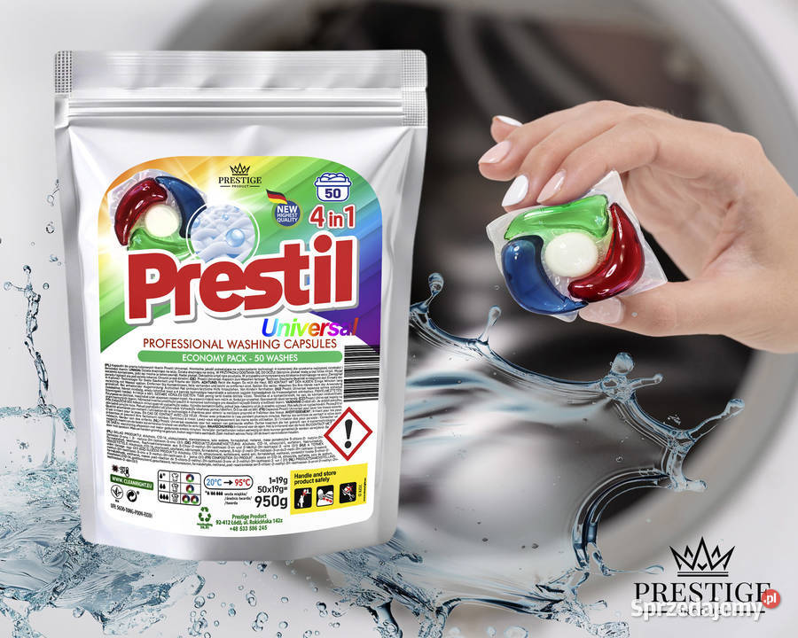Kapsułki do prania Prestil Universal 50 sprzedam