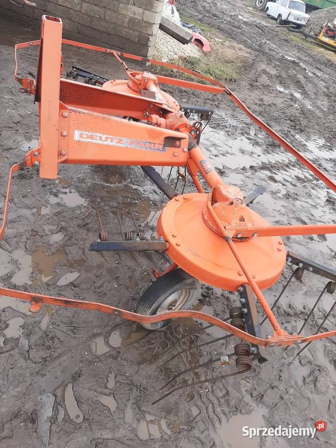 Zgrabiarka 3m na tuz i na tył deutz nie kunh Mokra