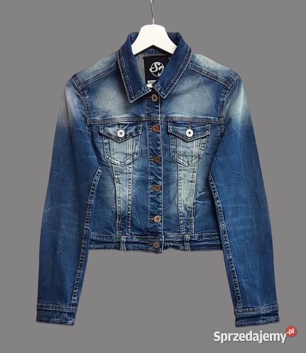 Damska kurtka jeansowa katana ciemno granatowa Chrzanów