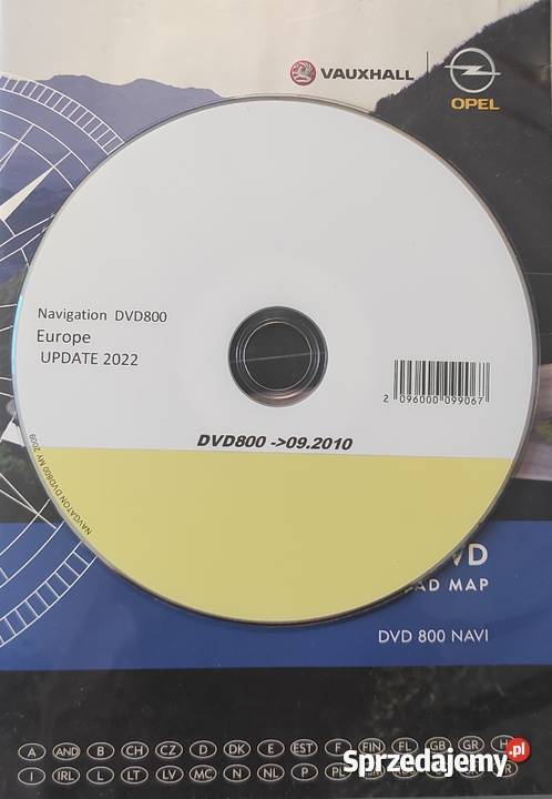 MAPY AKTUALIZACJA DVD800 CD500 2022 Astra J Poznań sprzedam