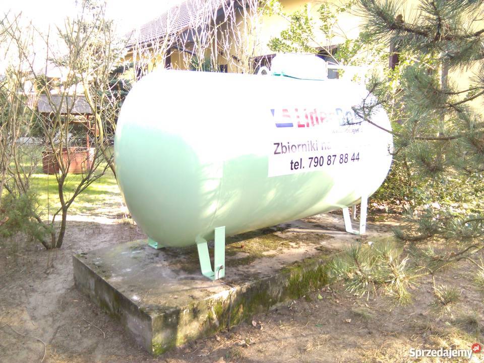 Zbiornik na gaz 2700 l NOWY ZIELONY
