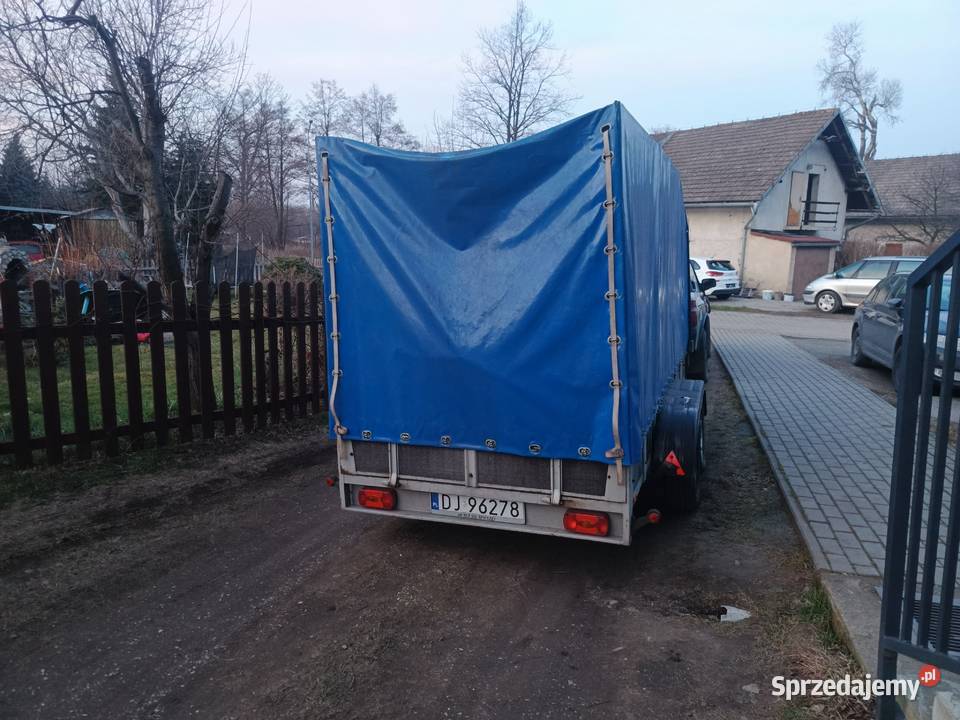 Przyczepa lekka Holtkamper 2 osie 750 dmc Rok produkcji 1990 sprzedam