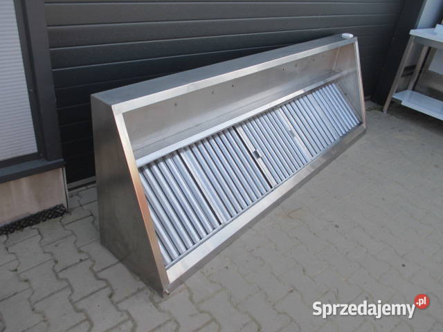 OKAP GASTRONOMICZNY SKOŚNY Z FILTRAMI 2508045 Ostrów Wielkopolski sprzedam