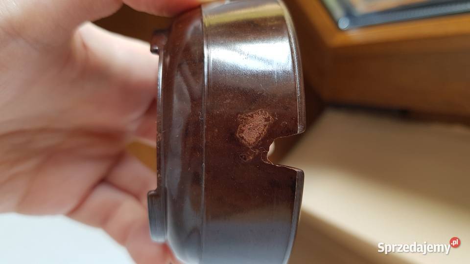 Stara sygnowana bakelitowa popielniczka bakelit sprzedam