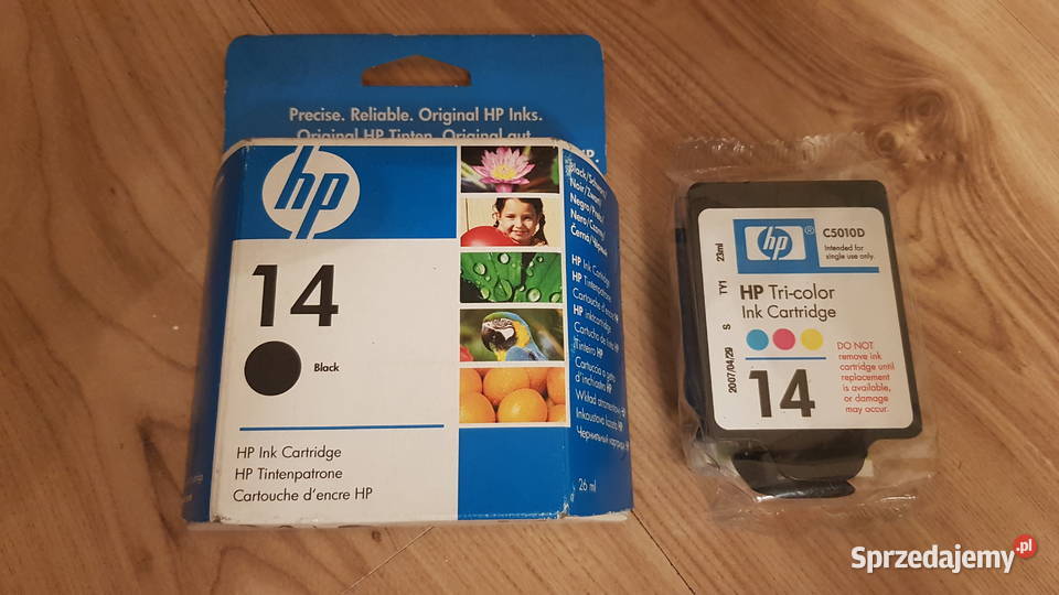 Tusz HP 14 czarny kolor komplet C5010DC5011D Pozostałe Warszawa