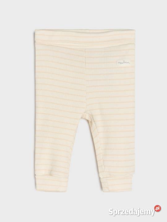 Dwupak legginsy prążkowane niemowlęce bawełniane Szczecin sprzedam