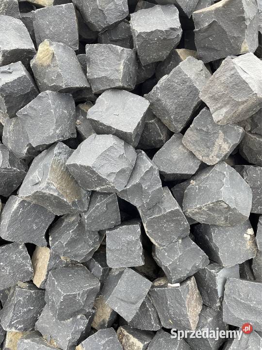 KOSTKA BAZALTOWA CZARNA Czarny Granit Szwed Materiały budowlane Warszawa
