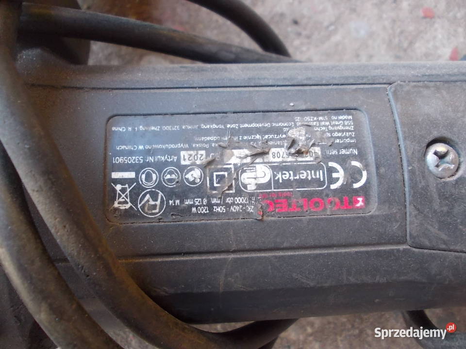 szlifierka szlifierki kątowe Uszkodzone