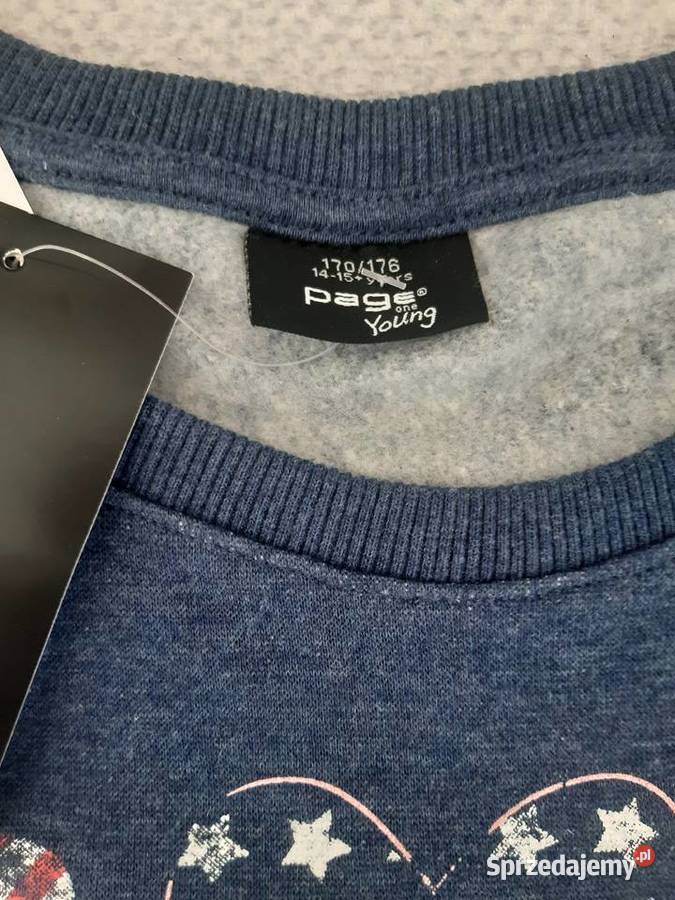 Nowa z metką Bluza Live your life Serca mazowieckie