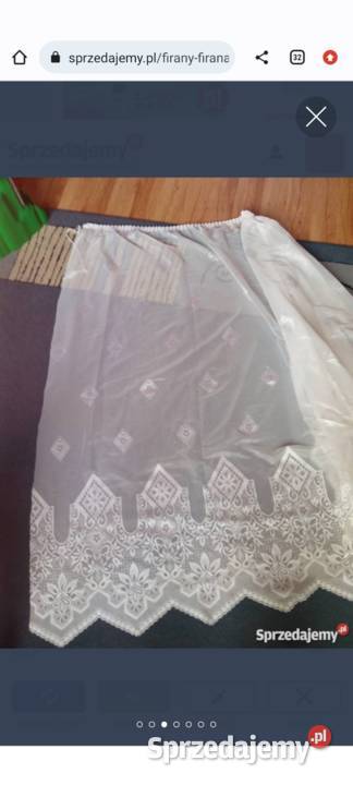 firana 320 na 1375 biały sprzedam