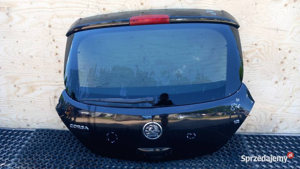 OPEL CORSA D HB 3D KLAPA TYŁ Z20R Części samochodowe wielkopolskie Zbierkowo