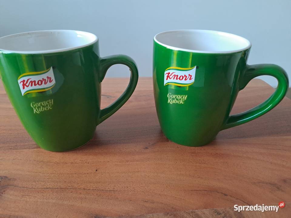 2x Kubek Knorr Andrzej Mleczko bałwan czerwony Warszawa sprzedam