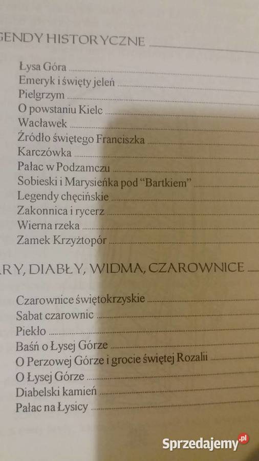 Legendy świętokrzyskie unikatowe prezenety mazowieckie Warszawa