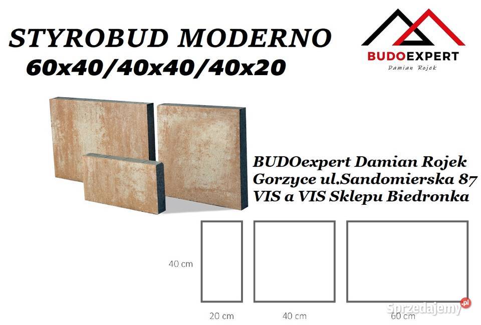 Piękny nowoczesny model KOSTKA brukowa Styrobud podkarpackie Gorzyce sprzedam