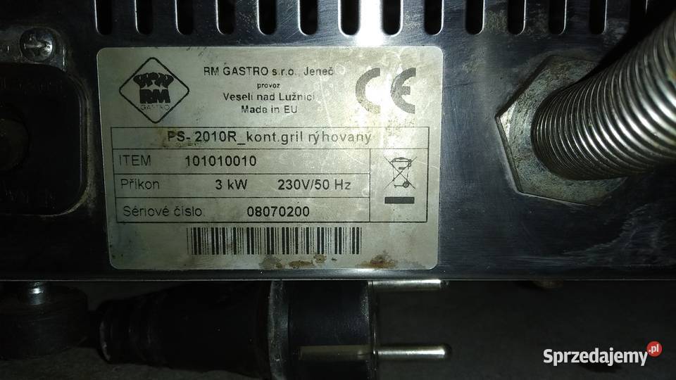 RM Gastro 2010R kontakt grill ryflowany WYSYŁKA mazowieckie Kazuń Polski