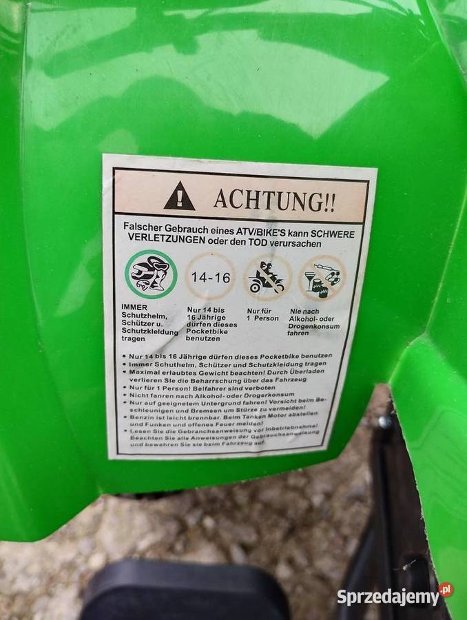 Mini Quad Elektryczny Nowe Akumulatory 1111km Laskowa