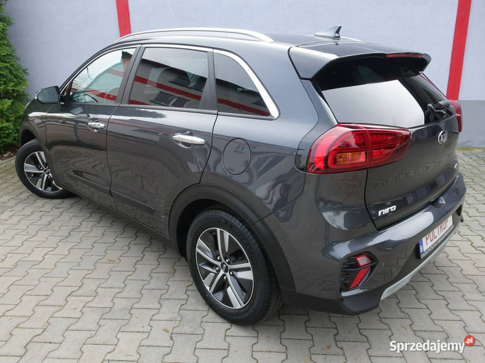 Kia Niro 16 HYBRID Półskóra Ledy Alu KamCof Navi serwisowany w ASO śląskie Częstochowa