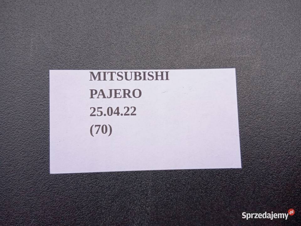 RAMKA OSŁONA BAGAŻNIKA MITSUBISHI PAJERO SPORT Nowy Tomyśl