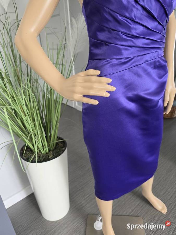 Fioletowa sukienka bez rękawów zachodniopomorskie Nowogard sprzedam