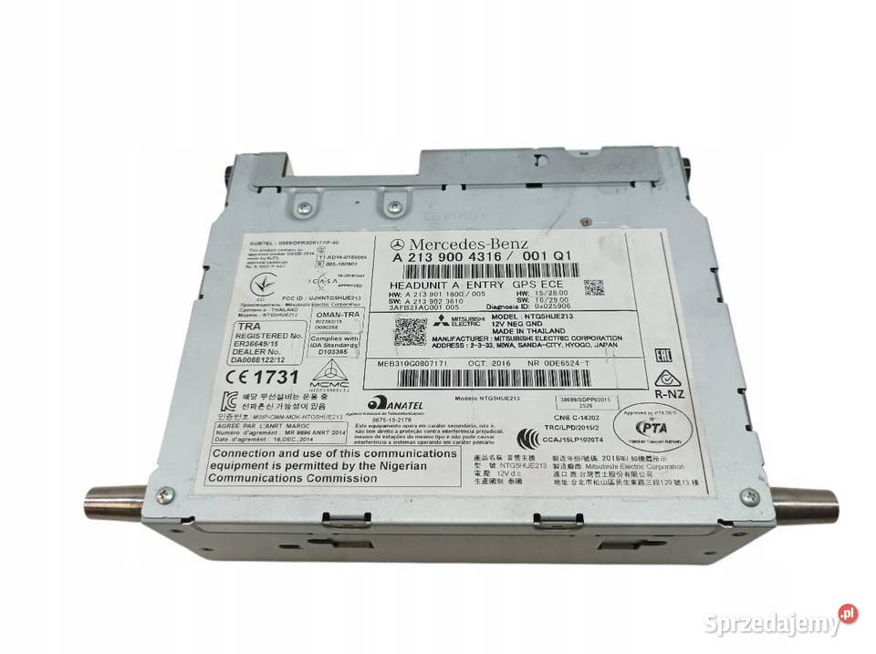 RADIO MODUŁ RADIA STEROWNIK 2139004316 Mercedes świętokrzyskie