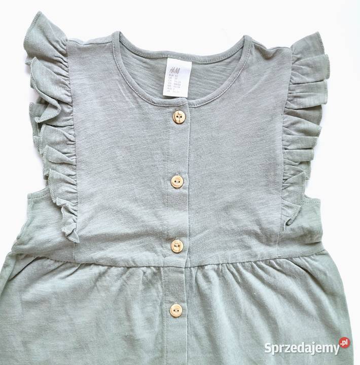 Letni kombinezon z falbankami HM 92 dziewczynka