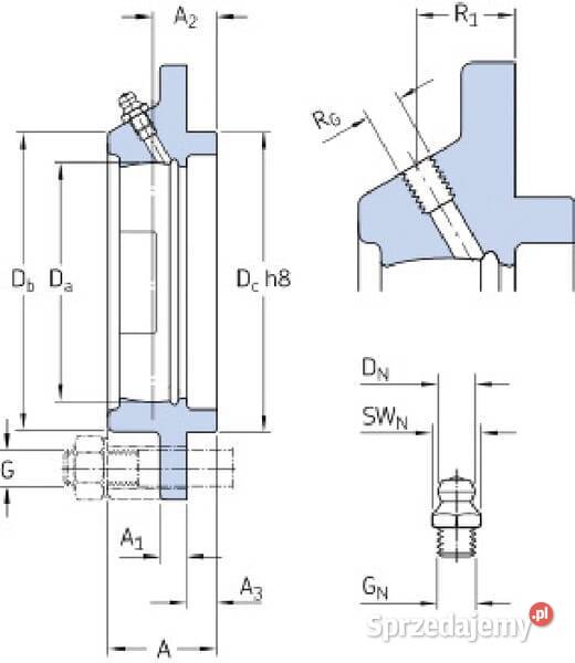 Obudowa łożyska FYC512 Kamionna
