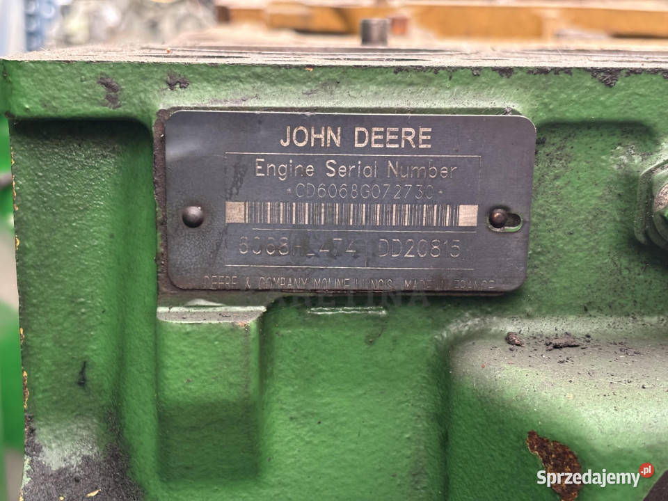 John Deere 6920S 6068HL474 6068 HL 474 Blok Jastrzębniki