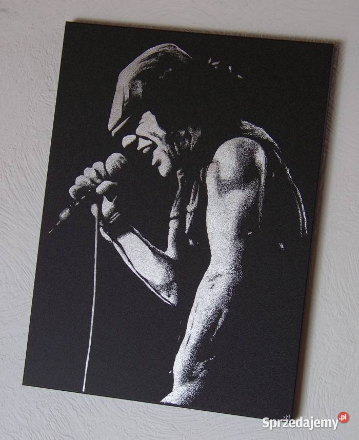 ACDC Brian Johnson Obraz na blasze Grawerka Sandomierz
