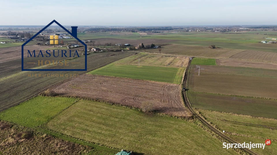 Pięknie położone działki w miejscowości Gromoty warmińsko-mazurskie sprzedam