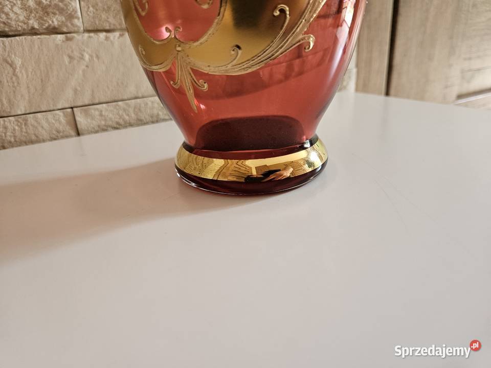 Luksusowy Wazon Murano Tre Fuochi Bohemia Kowal sprzedam