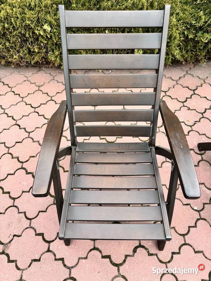 Leżak drewniany ogrodowy na taras brązowy Garwolin sprzedam