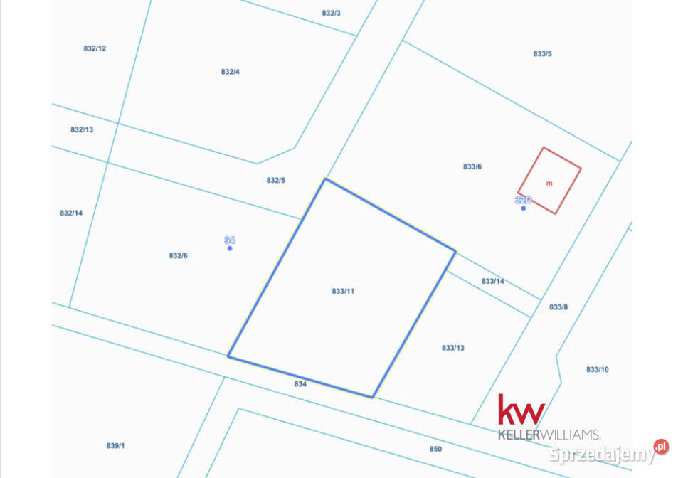 Działka 1047m2 Ryjewo