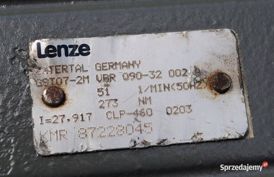 Motoreduktor 15kw 51obr z hamulcem LENZE